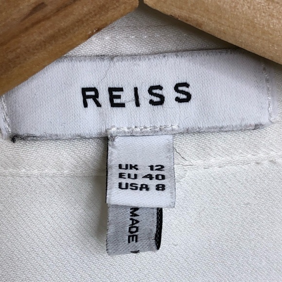 Reiss ivory zip button down shirt - Picture 8 of 8